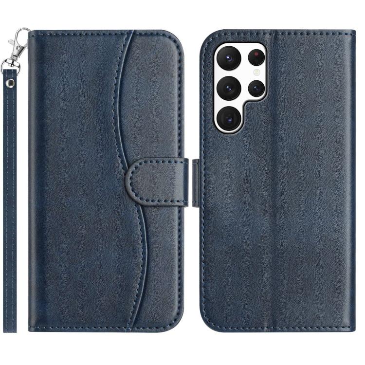 For Samsung Galaxy S25 Ultra 5G Dual-Folded S-shape Leather Phone Case(Navy Blue)
For Samsung Galaxy S25 Ultra 5G Dual-Folded S-shape Leather Phone Case(Navy Blue)