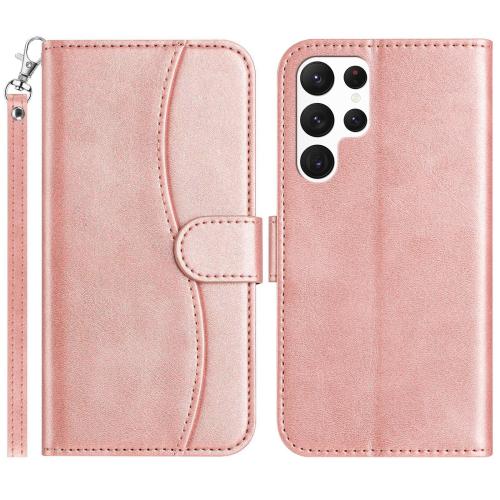 For Samsung Galaxy S22 Ultra 5G Dual-Folded S-shape Leather Phone Case(Rose Gold)
For Samsung Galaxy S22 Ultra 5G Dual-Folded S-shape Leather Phone Case(Rose Gold)