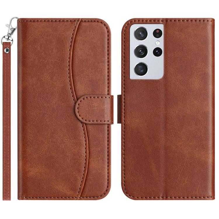 For Samsung Galaxy S21 Ultra 5G Dual-Folded S-shape Leather Phone Case(Coffee)
For Samsung Galaxy S21 Ultra 5G Dual-Folded S-shape Leather Phone Case(Coffee)