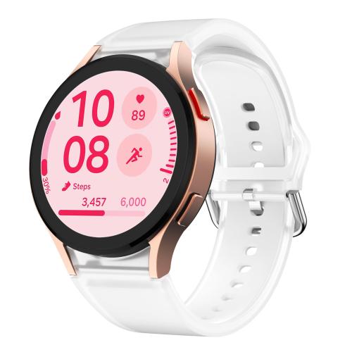 For Samsung Galaxy Watch 7 / 6 / 5 / 4 Kalebol Glacier Transparent Silicone Watch Band(White)
For Samsung Galaxy Watch 7 / 6 / 5 / 4 Kalebol Glacier Transparent Silicone Watch Band(White)