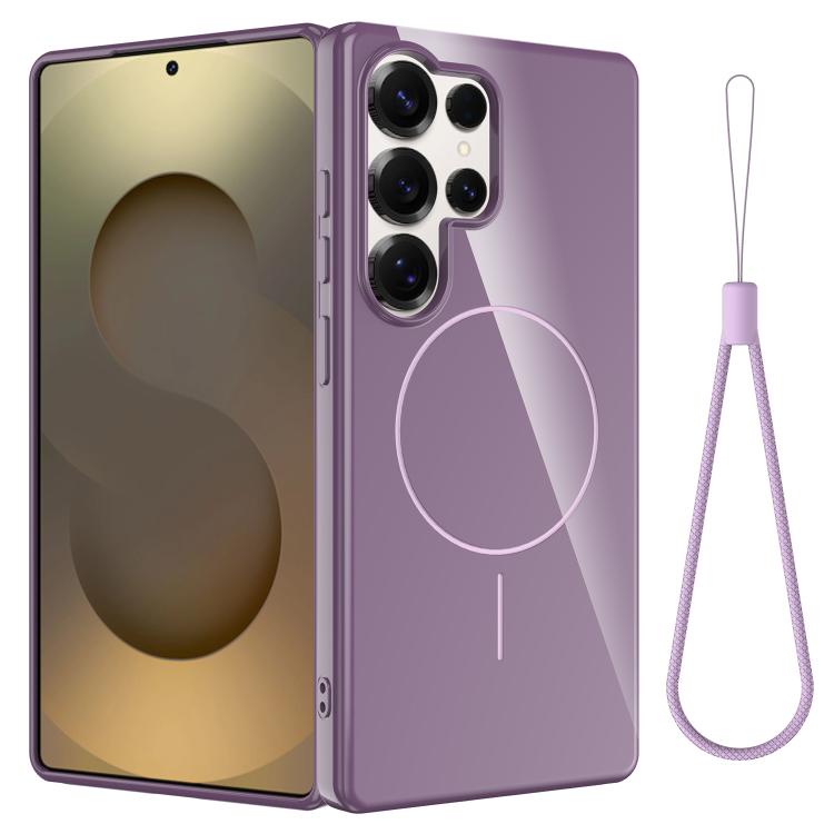 For Samsung Galaxy S25 Ultra 5G Glossy TPU Shockproof MagSafe Phone Case with Lanyard(Purple)
For Samsung Galaxy S25 Ultra 5G Glossy TPU Shockproof MagSafe Phone Case with Lanyard(Purple)
