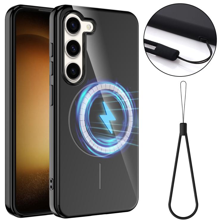 For Samsung Galaxy S23+ 5G Glossy TPU Shockproof MagSafe Phone Case with Lanyard(Black)
For Samsung Galaxy S23+ 5G Glossy TPU Shockproof MagSafe Phone Case with Lanyard(Black)