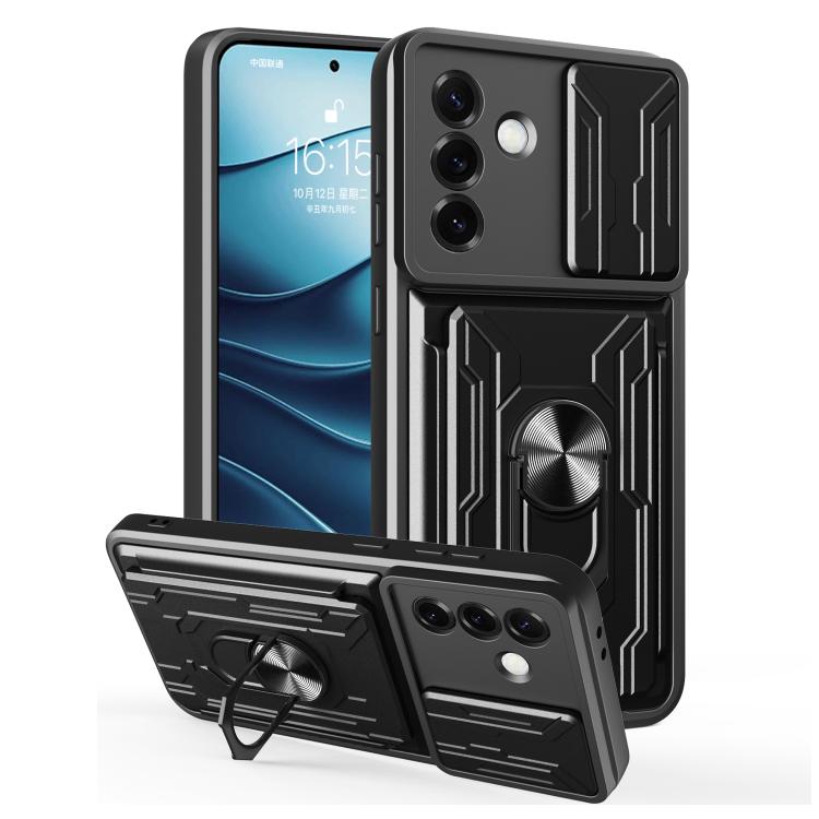 For Samsung Galaxy S25+ 5G Sliding Camshield TPU+PC Phone Case with Card Slot(Black)
For Samsung Galaxy S25+ 5G Sliding Camshield TPU+PC Phone Case with Card Slot(Black)