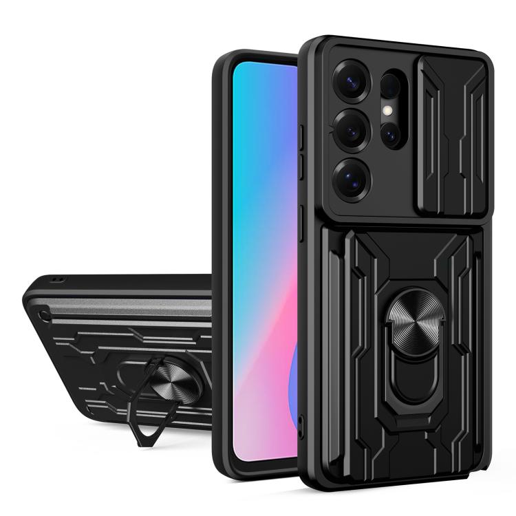 For Samsung Galaxy S26 Ultra 5G Sliding Camshield TPU+PC Phone Case with Card Slot(Black)
For Samsung Galaxy S26 Ultra 5G Sliding Camshield TPU+PC Phone Case with Card Slot(Black)