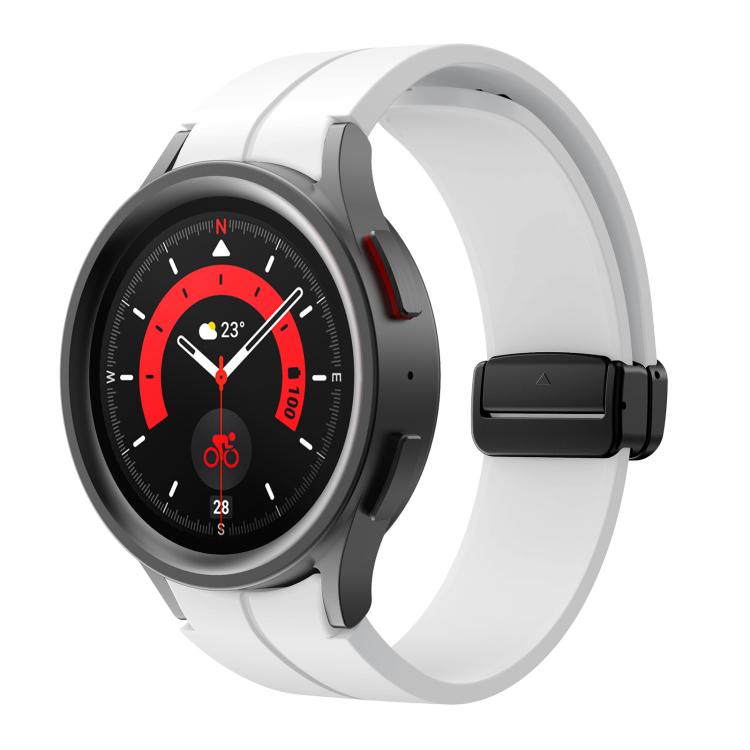 For Samsung Galaxy Watch7 / 6 / 5 Kalebol Concave Folding Magnetic Buckle Silicone Strap(White)
For Samsung Galaxy Watch7 / 6 / 5 Kalebol Concave Folding Magnetic Buckle Silicone Strap(White)