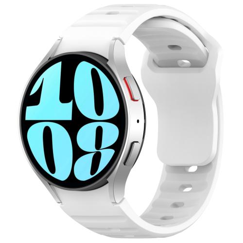 For Samsung Galaxy Watch7 / 6 / 5 Kalebol Reverse Buckle Wave Pattern Silicone Strap(White)
For Samsung Galaxy Watch7 / 6 / 5 Kalebol Reverse Buckle Wave Pattern Silicone Strap(White)
