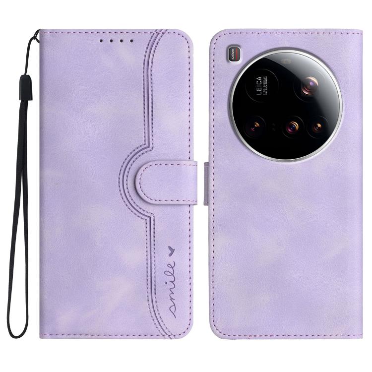 For Xiaomi 15 Ultra Heart Pattern Skin Feel Leather Phone Case(Purple)
For Xiaomi 15 Ultra Heart Pattern Skin Feel Leather Phone Case(Purple)