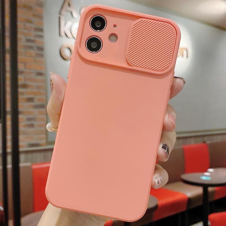 For iPhone 12 mini Slid Camera Shield Liquid Silicone TPU Phone Case(Pink Orange)
For iPhone 12 mini Slid Camera Shield Liquid Silicone TPU Phone Case(Pink Orange)
