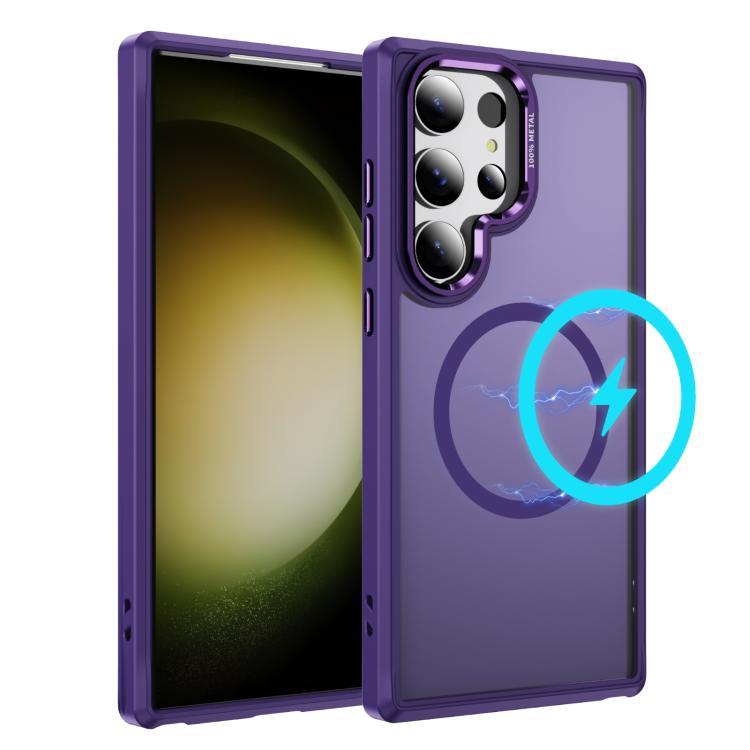 For Samsung Galaxy S23 Ultra 5G Hardware Lens Protection MagSafe Magnetic PC Hybrid TPU Phone Case(Purple)
For Samsung Galaxy S23 Ultra 5G Hardware Lens Protection MagSafe Magnetic PC Hybrid TPU Phone Case(Purple)