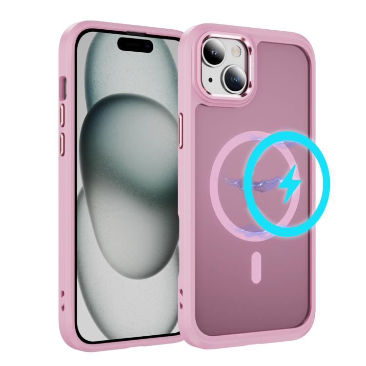 For iPhone 15 Hardware Lens Protection MagSafe Magnetic PC Hybrid TPU Phone Case(Pink)
For iPhone 15 Hardware Lens Protection MagSafe Magnetic PC Hybrid TPU Phone Case(Pink)