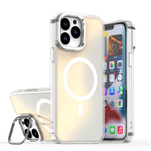 For iPhone 14 Pro Max Plating Gradient Discolor MagSafe Phone Case with Holder(White)
For iPhone 14 Pro Max Plating Gradient Discolor MagSafe Phone Case with Holder(White)