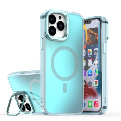 For iPhone 13 Pro Max Plating Gradient Discolor MagSafe Phone Case with Holder(Blue)
For iPhone 13 Pro Max Plating Gradient Discolor MagSafe Phone Case with Holder(Blue)