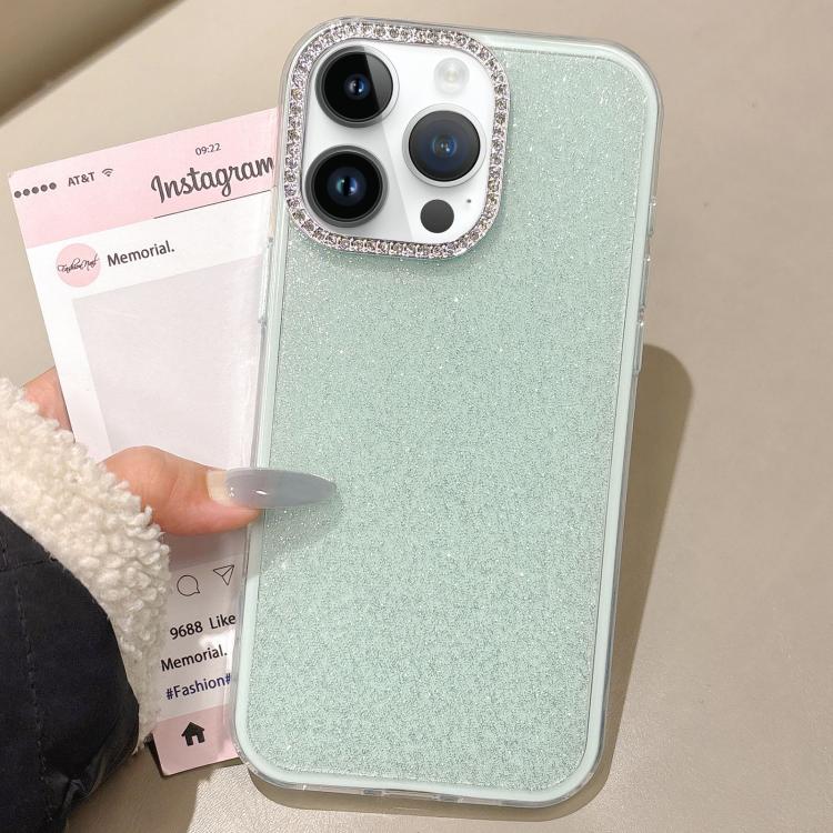 For iPhone 14 Pro Max Rhinestone-Embedded Camera Frame Glitter Full Coverage Phone Case(Green)
For iPhone 14 Pro Max Rhinestone-Embedded Camera Frame Glitter Full Coverage Phone Case(Green)