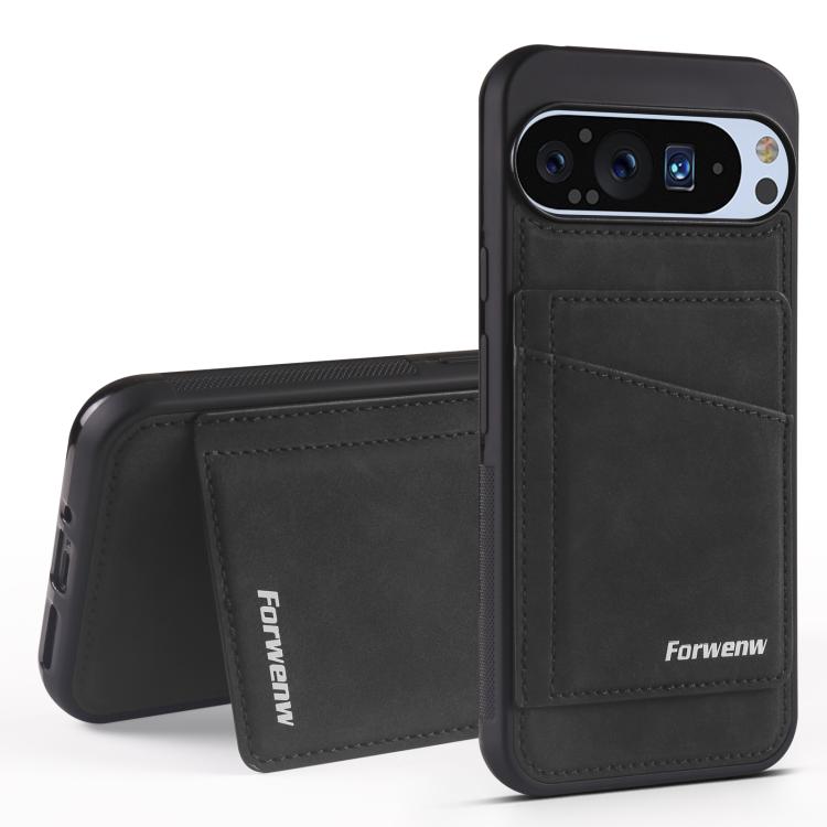 For Google Pixel 9 Pro XL Forwenw F8 Series 2 in 1 Magnetic Card Slot Leather Phone Case(Black)
For Google Pixel 9 Pro XL Forwenw F8 Series 2 in 1 Magnetic Card Slot Leather Phone Case(Black)