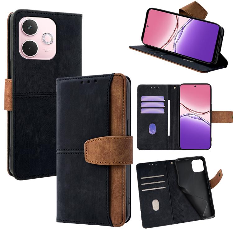 For OPPO A5 Pro 5G Global Color Stitching Skin Feel Leather RFID Blocking Phone Case(Black)
For OPPO A5 Pro 5G Global Color Stitching Skin Feel Leather RFID Blocking Phone Case(Black)