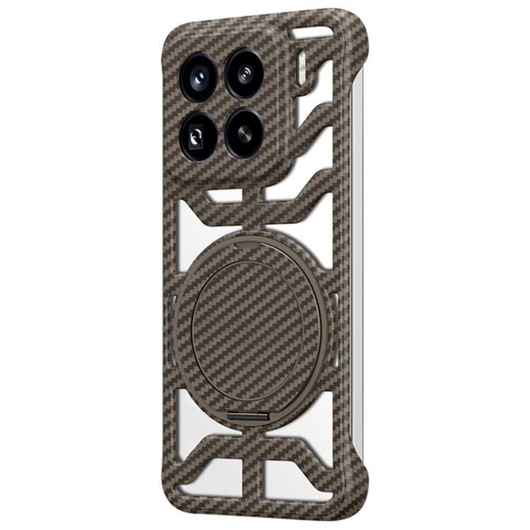 For Xiaomi 15 Pro Hollow Carbon Fiber Rotating Bracket MagSafe Phone Case(Gold)
For Xiaomi 15 Pro Hollow Carbon Fiber Rotating Bracket MagSafe Phone Case(Gold)
