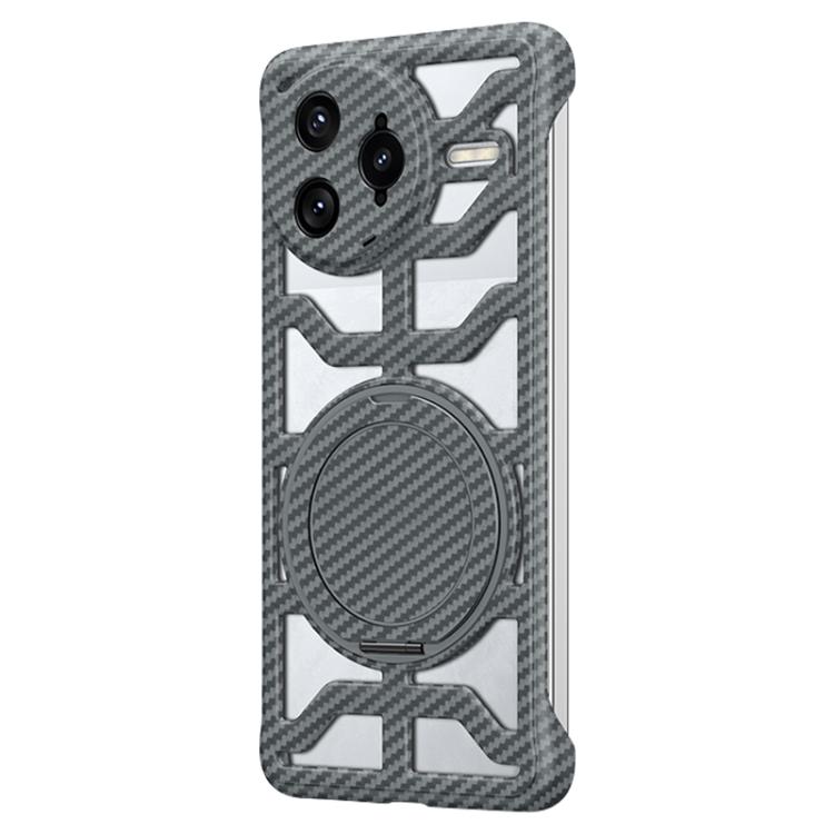 For Redmi K80 Pro Hollow Carbon Fiber Rotating Bracket MagSafe Phone Case(Grey)
For Redmi K80 Pro Hollow Carbon Fiber Rotating Bracket MagSafe Phone Case(Grey)