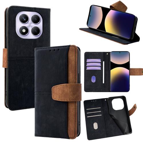 For Redmi Note 14 Pro 4G Color Stitching Skin Feel Leather RFID Blocking Phone Case(Black)
For Redmi Note 14 Pro 4G Color Stitching Skin Feel Leather RFID Blocking Phone Case(Black)