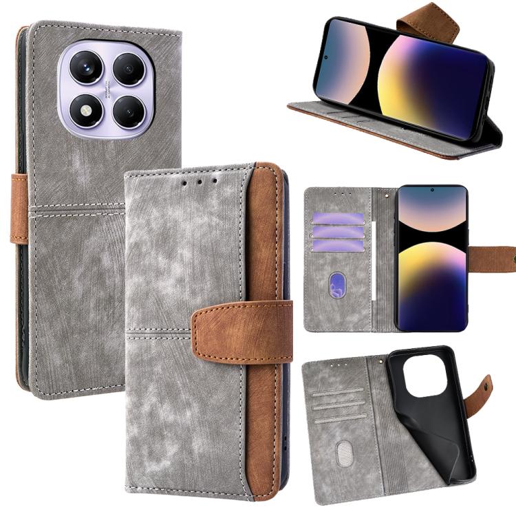 For Redmi Note 14 Pro 5G / 14 Pro+ Color Stitching Skin Feel Leather RFID Blocking Phone Case(Grey)
For Redmi Note 14 Pro 5G / 14 Pro+ Color Stitching Skin Feel Leather RFID Blocking Phone Case(Grey)