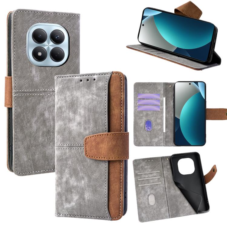 For Redmi Note 15 Pro 4G Global 163.2mm Color Stitching Skin Feel Leather RFID Blocking Phone Case(Grey)
For Redmi Note 15 Pro 4G Global 163.2mm Color Stitching Skin Feel Leather RFID Blocking Phone Case(Grey)