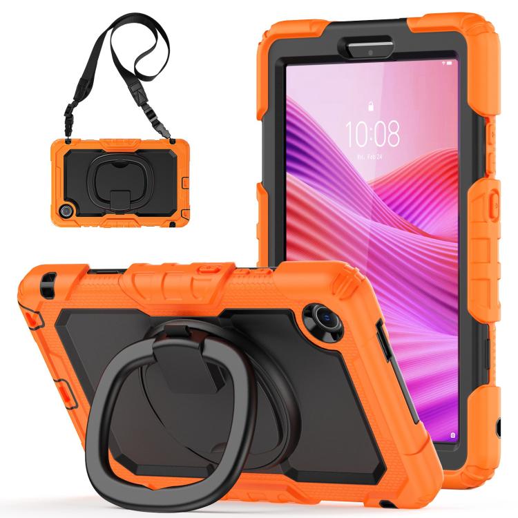 For Lenovo Tab One / K9 TB305FU 2025 D Type Silicone Hybrid PC Tablet Case with Handle Holder(Orange)
For Lenovo Tab One / K9 TB305FU 2025 D Type Silicone Hybrid PC Tablet Case with Handle Holder(Orange)
