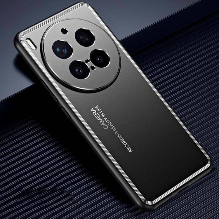 For vivo X300 Pro Frosted Metal Phone Case(Black)
For vivo X300 Pro Frosted Metal Phone Case(Black)