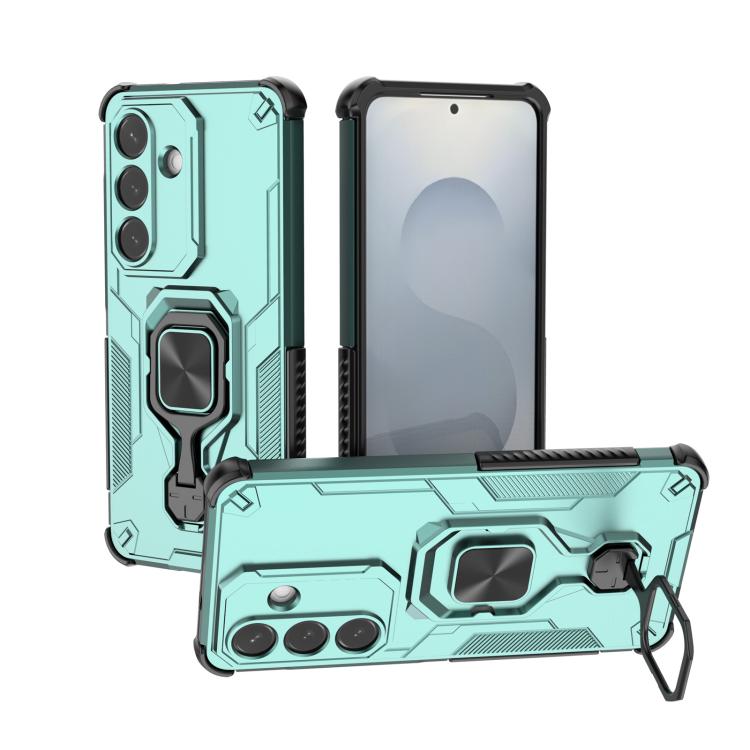 For Samsung Galaxy S26 5G Metal Kickstand TPU Hybrid PC Phone Case(Green)
For Samsung Galaxy S26 5G Metal Kickstand TPU Hybrid PC Phone Case(Green)