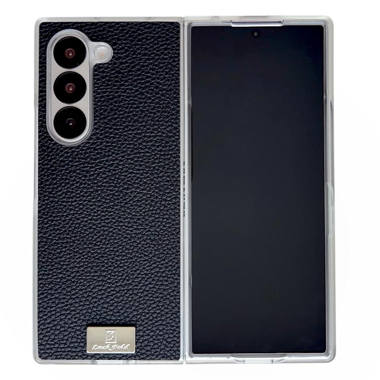 For Samsung Galaxy Z Fold Special Transparent Edge Litchi Texture Phone Case(Black)
For Samsung Galaxy Z Fold Special Transparent Edge Litchi Texture Phone Case(Black)