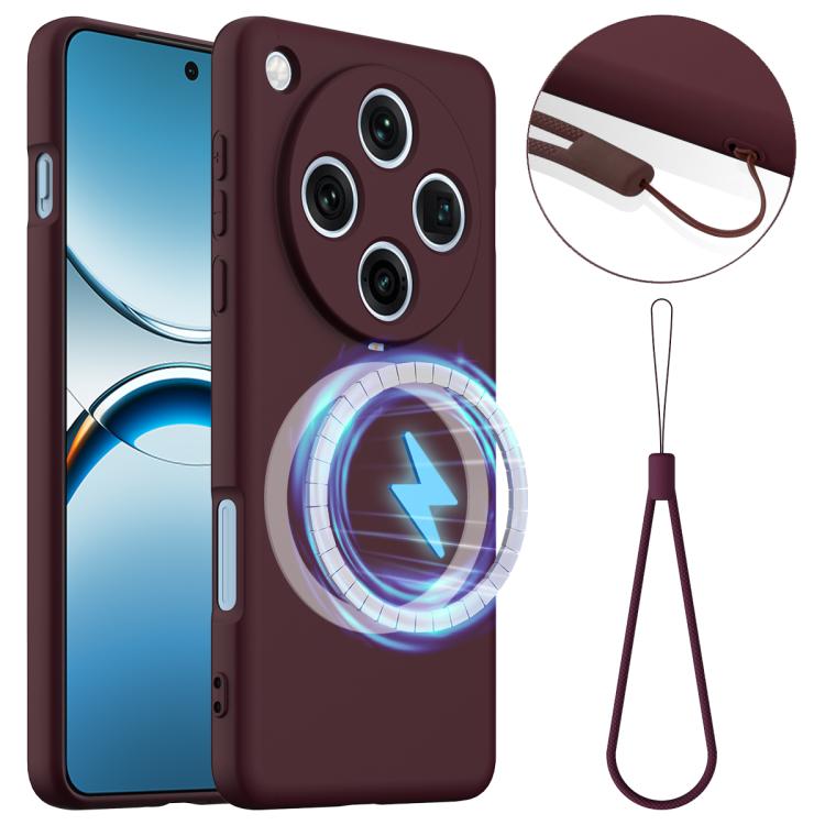 For OPPO Find X8 Pro Shockproof Silicone Magsafe Phone Case(Plum Color)
For OPPO Find X8 Pro Shockproof Silicone Magsafe Phone Case(Plum Color)