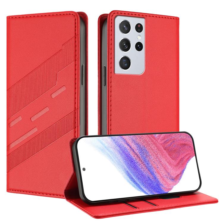 For Samsung Galaxy S21 Ultra 5G Embossed Multi-functional Wallet Retro Leather Phone Case(Red)
For Samsung Galaxy S21 Ultra 5G Embossed Multi-functional Wallet Retro Leather Phone Case(Red)