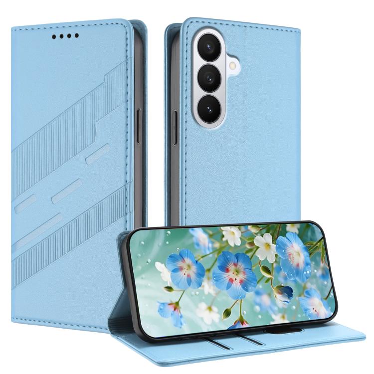 For Galaxy S26 5G Embossed Multi-functional Wallet Retro Leather Phone Case(Light Blue)
For Galaxy S26 5G Embossed Multi-functional Wallet Retro Leather Phone Case(Light Blue)