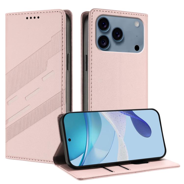 For iPhone 17 Pro Embossed Multi-functional Wallet Retro Leather Phone Case(Pink)
For iPhone 17 Pro Embossed Multi-functional Wallet Retro Leather Phone Case(Pink)
