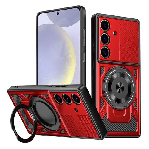 For Samsung Galaxy S25+ / S24+ 5G Armor Rotating Holder MagSafe Phone Case(Red)
For Samsung Galaxy S25+ / S24+ 5G Armor Rotating Holder MagSafe Phone Case(Red)