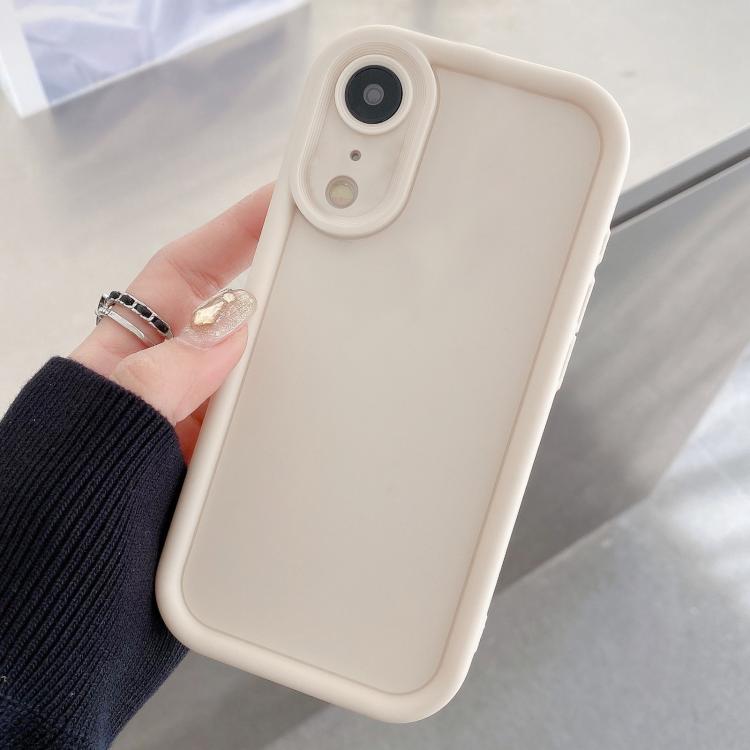 For iPhone XR Shockproof Frame Frosted Precise Hole TPU Phone Case(White)
For iPhone XR Shockproof Frame Frosted Precise Hole TPU Phone Case(White)