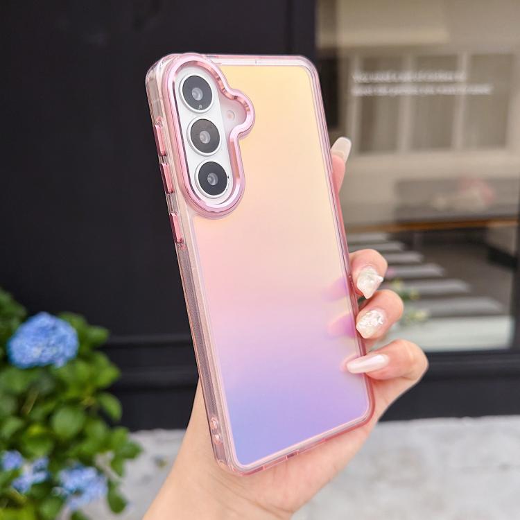 For Galaxy S26+ 5G Plating Gradient Discolor Phone Case(Pink)
For Galaxy S26+ 5G Plating Gradient Discolor Phone Case(Pink)