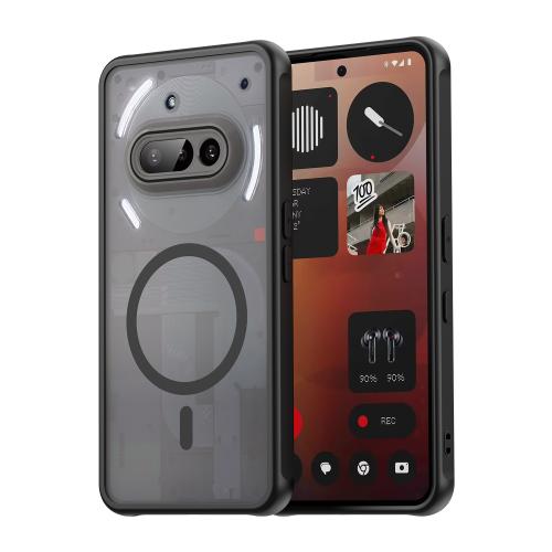 For Nothing Phone 3a Fan Dun Series TPU Hybrid PC Frosted Magsafe Phone Case(Black)
For Nothing Phone 3a Fan Dun Series TPU Hybrid PC Frosted Magsafe Phone Case(Black)
