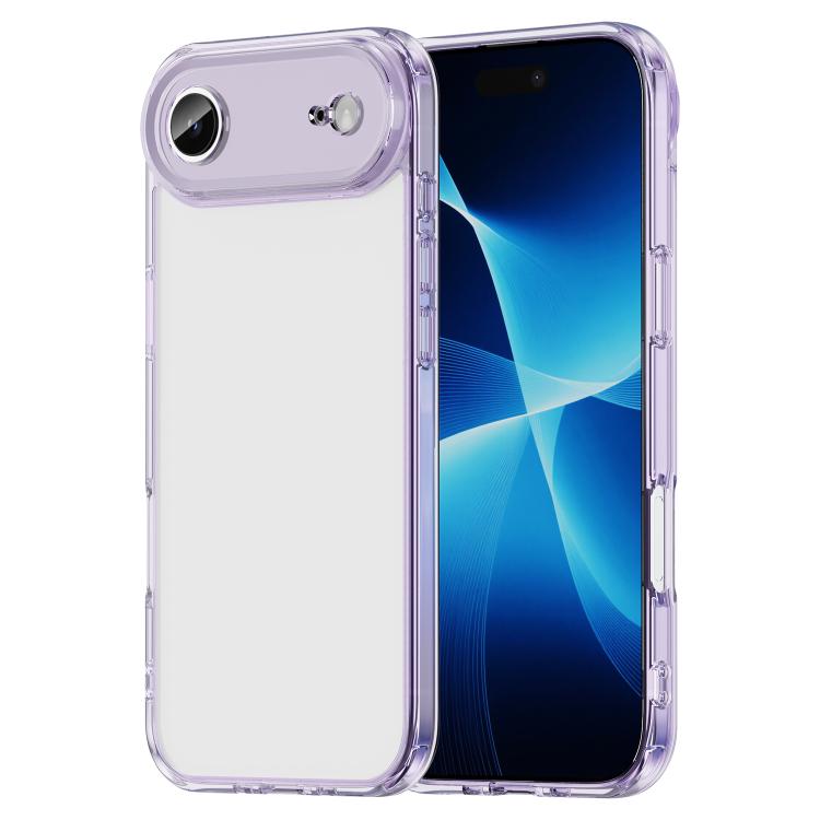 For iPhone 17 Air PC Hybrid TPU Airbag Shockproof Phone Case(Transparent Purple)
For iPhone 17 Air PC Hybrid TPU Airbag Shockproof Phone Case(Transparent Purple)