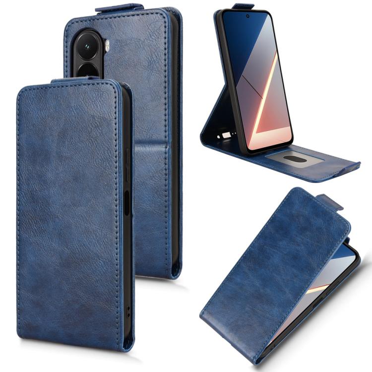 For Xiaomi Poco M7 4G 171mm Magnetic Vertical Flip Leather Phone Case with Buckle(Blue)
For Xiaomi Poco M7 4G 171mm Magnetic Vertical Flip Leather Phone Case with Buckle(Blue)