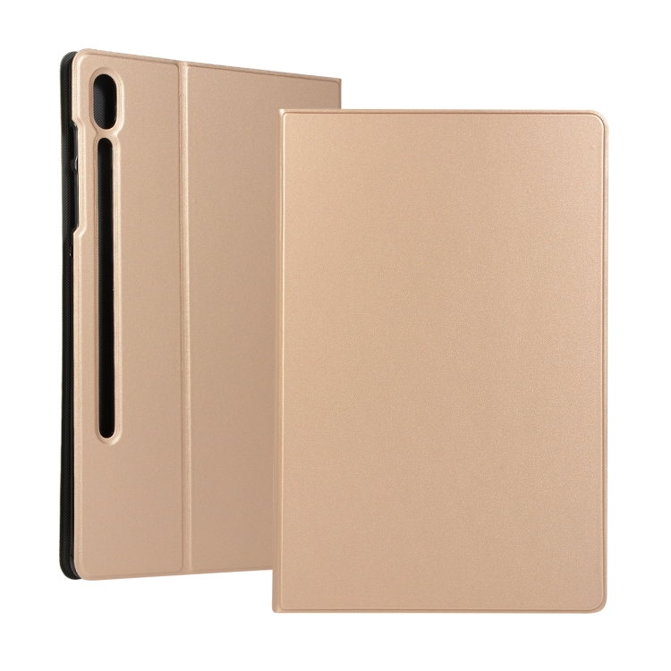 For Samsung Galaxy Tab S8+ / Tab S8 Plus / Tab S7 FE / Tab S7+ / T970 Horizontal Flip Elasticity PU + TPU Leather Case with Holder(Gold)
For Samsung Galaxy Tab S8+ / Tab S8 Plus / Tab S7 FE / Tab S7+ / T970 Horizontal Flip Elasticity PU + TPU Leather Case with Holder(Gold)