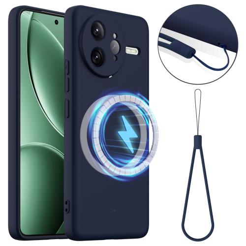 For Redmi K80 Pro / Poco F7 Ultra Shockproof Silicone Magsafe Phone Case(Navy Blue)
For Redmi K80 Pro / Poco F7 Ultra Shockproof Silicone Magsafe Phone Case(Navy Blue)