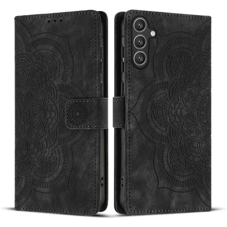 For Samsung Galaxy S24+ 5G Mandala Embossed Retro Frosted Leather Phone Case(Black)
For Samsung Galaxy S24+ 5G Mandala Embossed Retro Frosted Leather Phone Case(Black)