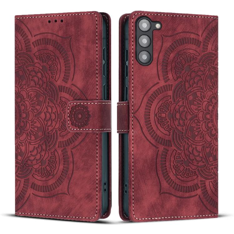 For Samsung Galaxy S23+ 5G Mandala Embossed Retro Frosted Leather Phone Case(Red)
For Samsung Galaxy S23+ 5G Mandala Embossed Retro Frosted Leather Phone Case(Red)