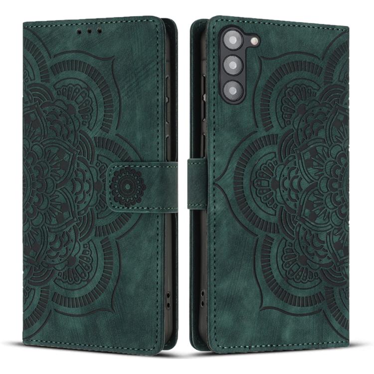 For Samsung Galaxy S23 5G Mandala Embossed Retro Frosted Leather Phone Case(Green)
For Samsung Galaxy S23 5G Mandala Embossed Retro Frosted Leather Phone Case(Green)