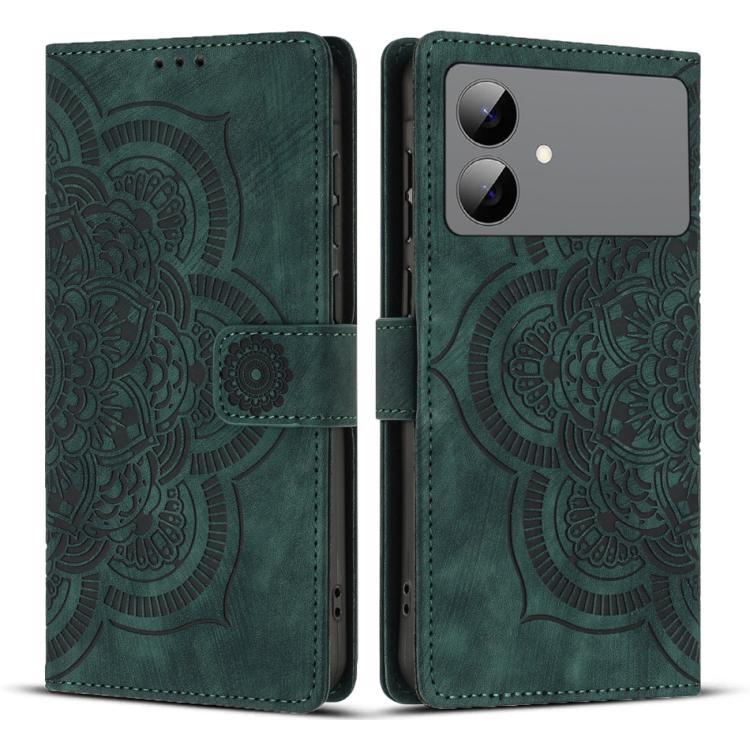 For Samsung Galaxy S26 Edge 5G Mandala Embossed Retro Frosted Leather Phone Case(Green)
For Samsung Galaxy S26 Edge 5G Mandala Embossed Retro Frosted Leather Phone Case(Green)