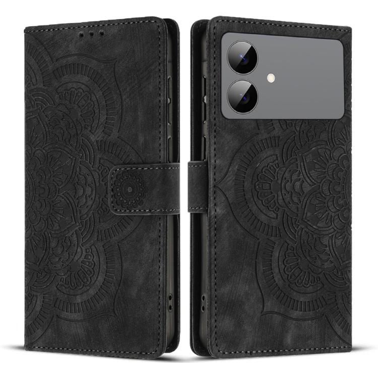 For Samsung Galaxy S26 Edge 5G Mandala Embossed Retro Frosted Leather Phone Case(Black)
For Samsung Galaxy S26 Edge 5G Mandala Embossed Retro Frosted Leather Phone Case(Black)