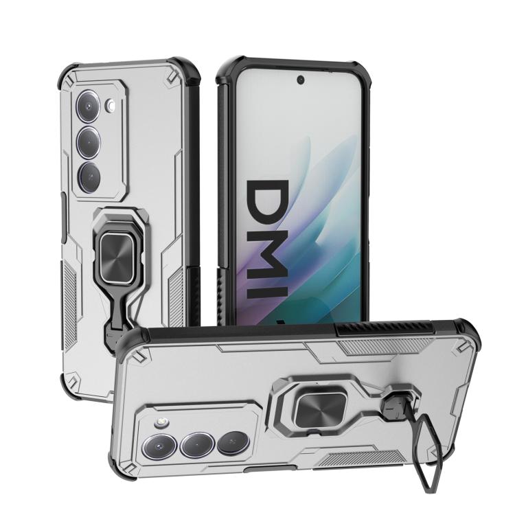 For Redmi 15 5G / 4G EU 171mm Metal Kickstand TPU Hybrid PC Phone Case(Grey)
For Redmi 15 5G / 4G EU 171mm Metal Kickstand TPU Hybrid PC Phone Case(Grey)