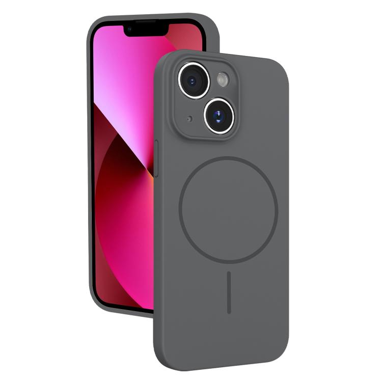 For iPhone 13 Thin Circle MagSafe Fine Hole Liquid Silicone Phone Case(Dark Grey)
For iPhone 13 Thin Circle MagSafe Fine Hole Liquid Silicone Phone Case(Dark Grey)