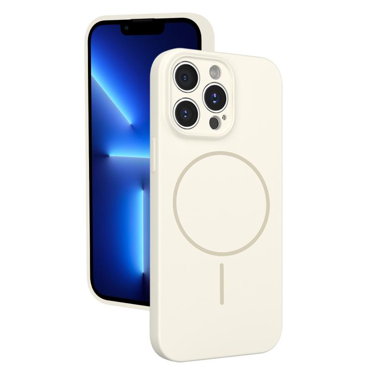 For iPhone 13 Pro Thin Circle MagSafe Fine Hole Liquid Silicone Phone Case(White)
For iPhone 13 Pro Thin Circle MagSafe Fine Hole Liquid Silicone Phone Case(White)