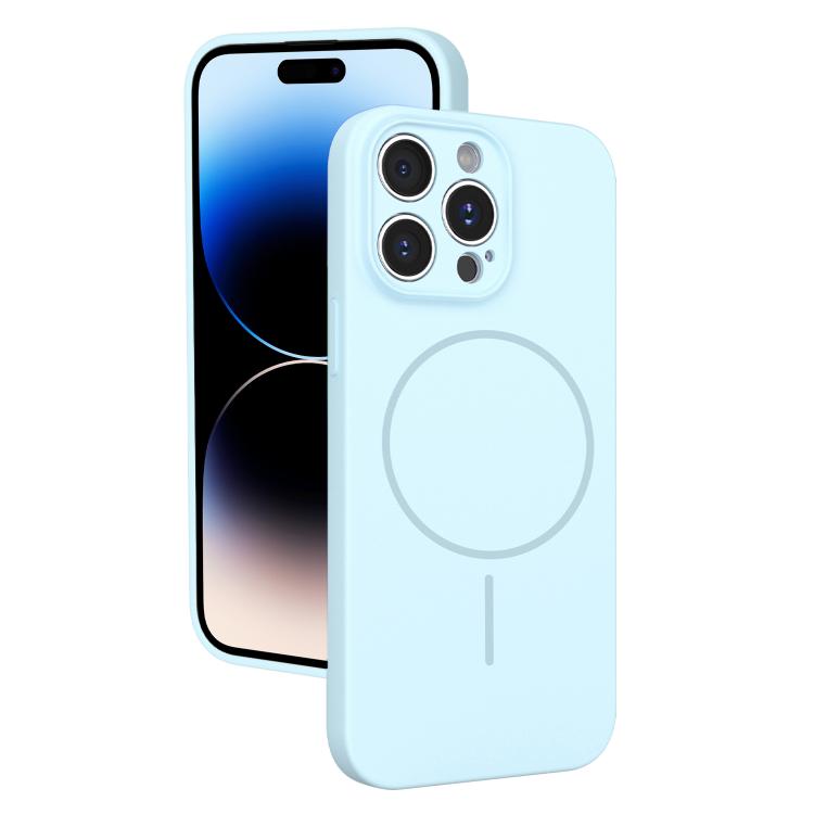 For iPhone 14 Pro Thin Circle MagSafe Fine Hole Liquid Silicone Phone Case(Sierra Blue)
For iPhone 14 Pro Thin Circle MagSafe Fine Hole Liquid Silicone Phone Case(Sierra Blue)