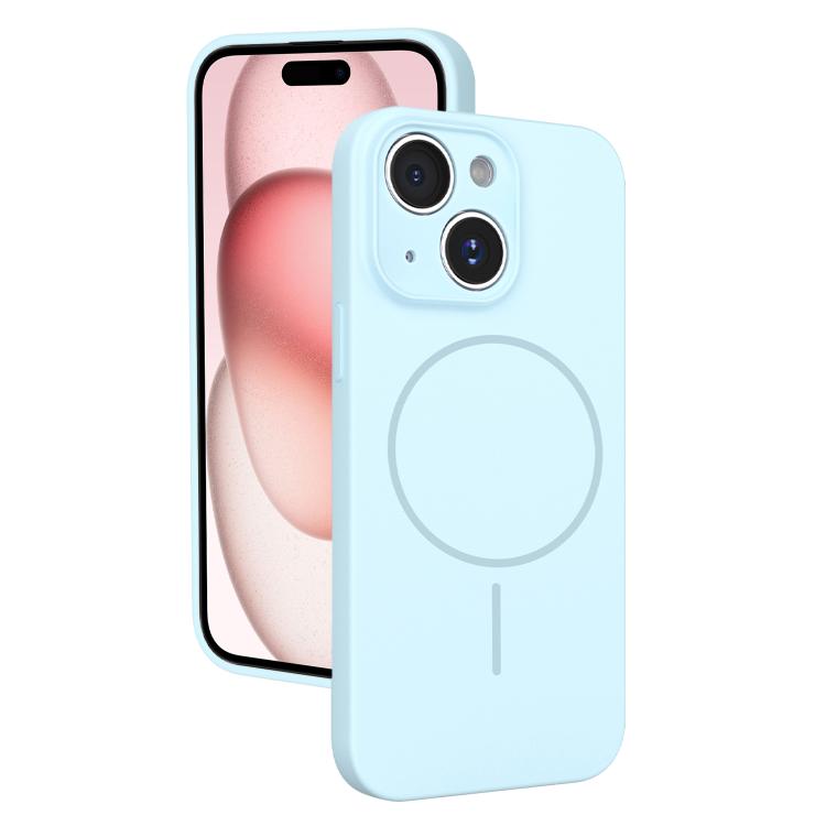 For iPhone 15 Thin Circle MagSafe Fine Hole Liquid Silicone Phone Case(Sierra Blue)
For iPhone 15 Thin Circle MagSafe Fine Hole Liquid Silicone Phone Case(Sierra Blue)